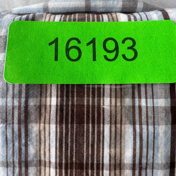 Old Navy Men's Western Plaid Linen Blend Pearl Snap Shirt Medium Cowboy Rodeo - Picture 14 of 14